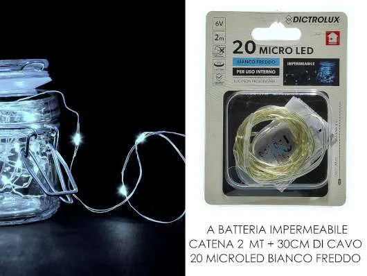 FILO 20 MICROLED  BIANCO FREDDO