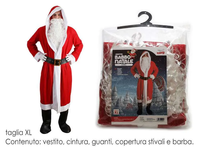 VESTITO BABBO NATALE UOMO
