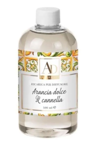 RICARICA X DIFF 500ML ARANCIA+CANNELLA MADE IN ITALY