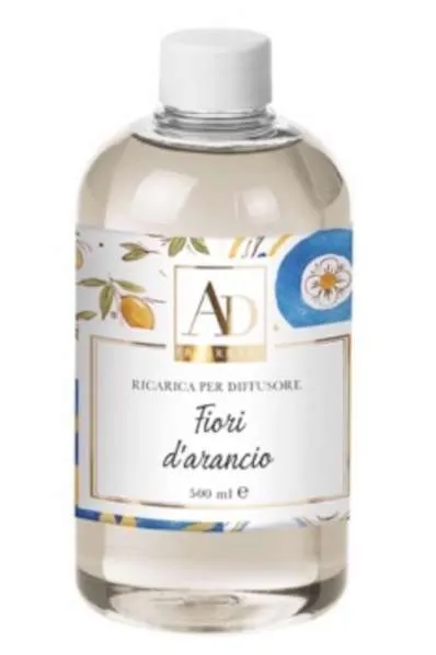 RICARICA X DIFFUSORE 500ML FIORI ARANCIO MADE IN ITALY