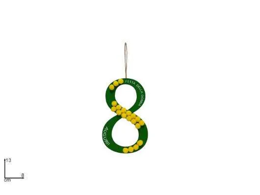 APPENDINO LEGNO 13CM FESTA DELLA DONNA